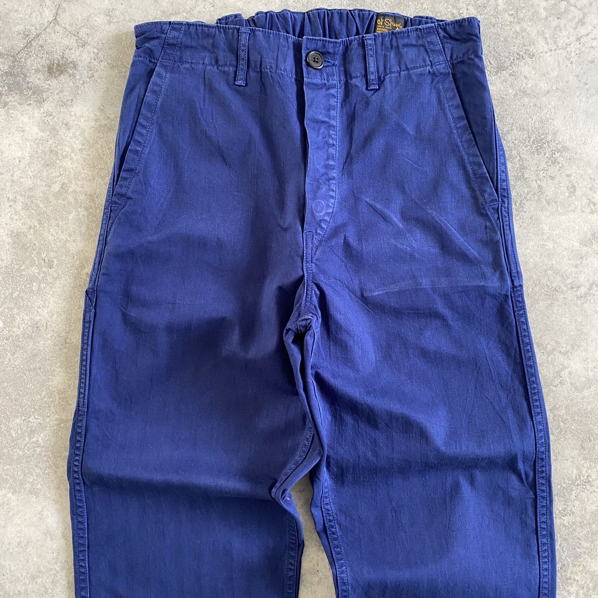 image of Orslow Made In Japan France Workwear Work Pants in Blue, Men's (Size 30)