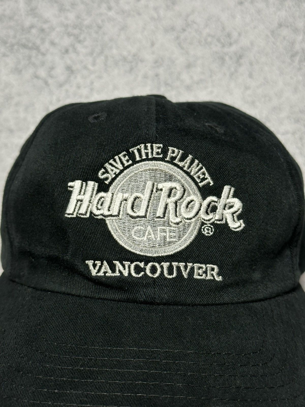Hard Rock Cafe Vintage 90s Hard Rock Cafe Vancouver Canada Cap Size ONE SIZE - 10 Thumbnail