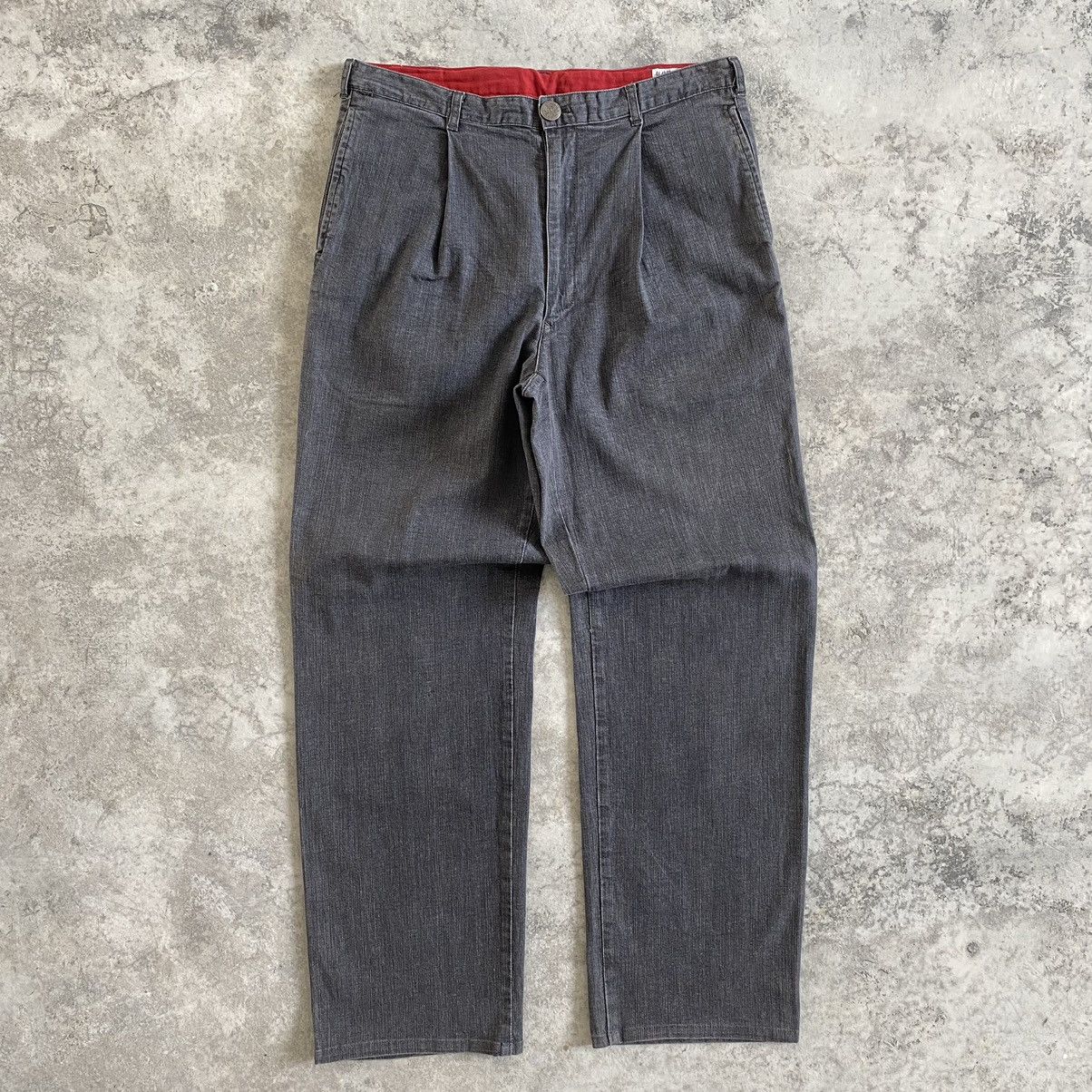 Size 33x30 Vintage Papas Wide Loose Baggy Casual Pants