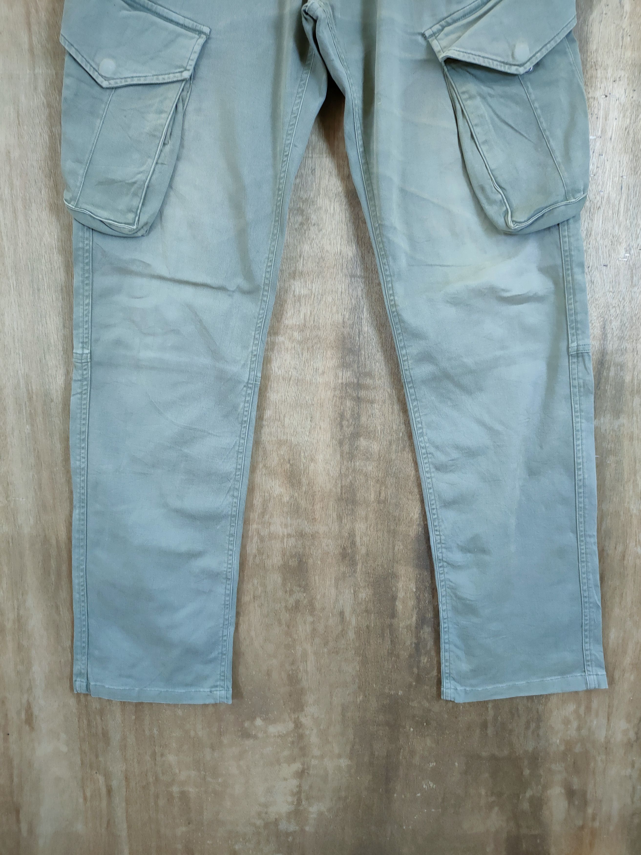 Japanese Brand Browny japan multi pocket tactical cargo pants #46-724 Size US 31 - 2 Thumbnail