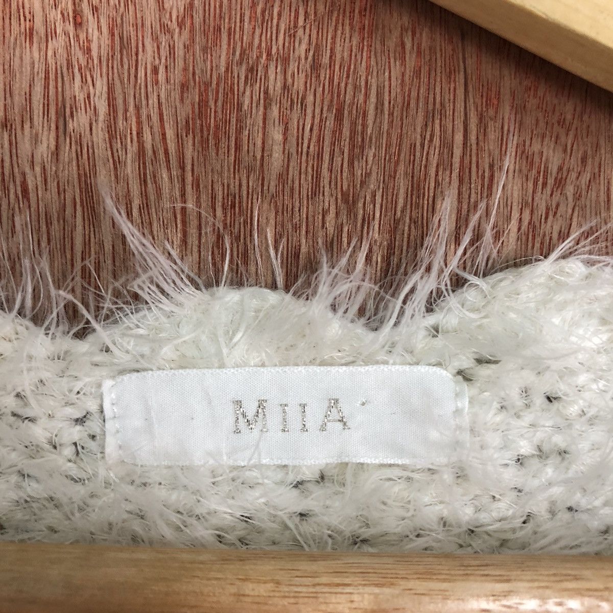 Homespun Knitwear MIIA White Mohair Distressed Style Knitwear Size US S / EU 44-46 / 1 - 9 Thumbnail