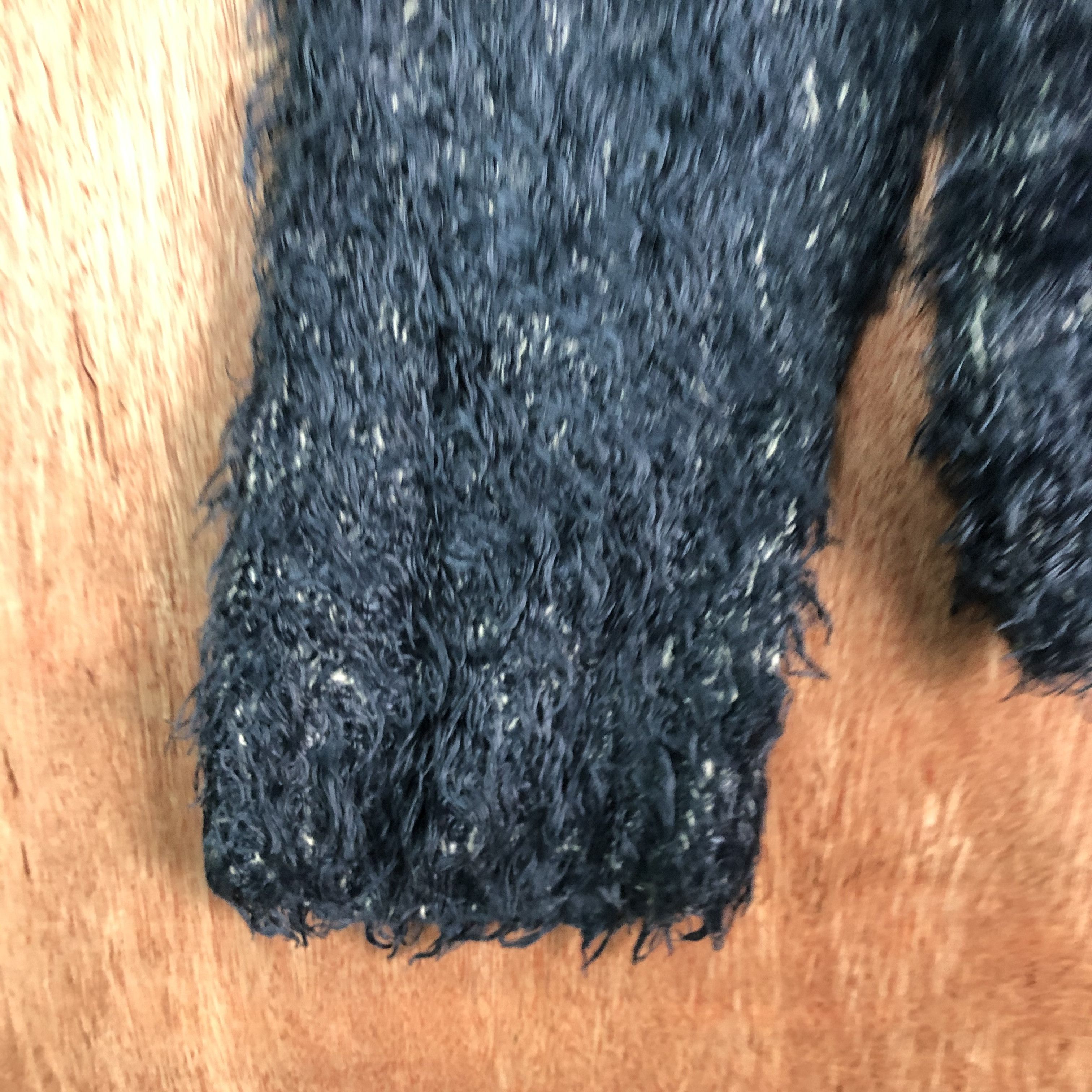 Japanese Brand Chocol Raffine Dark Blue Mohair Knitwear Size US L / EU 52-54 / 3 - 5 Thumbnail