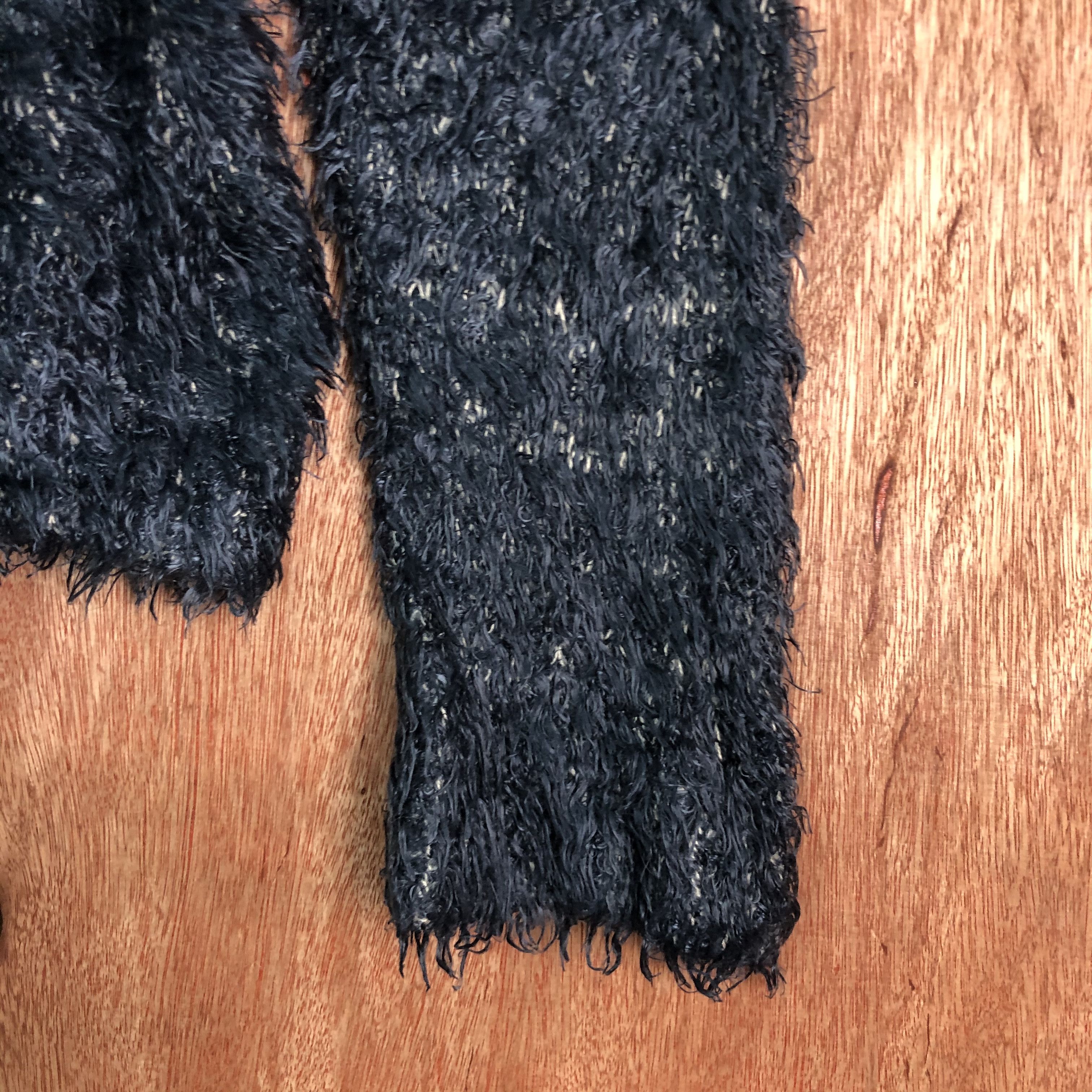 Japanese Brand Chocol Raffine Dark Blue Mohair Knitwear Size US L / EU 52-54 / 3 - 3 Thumbnail