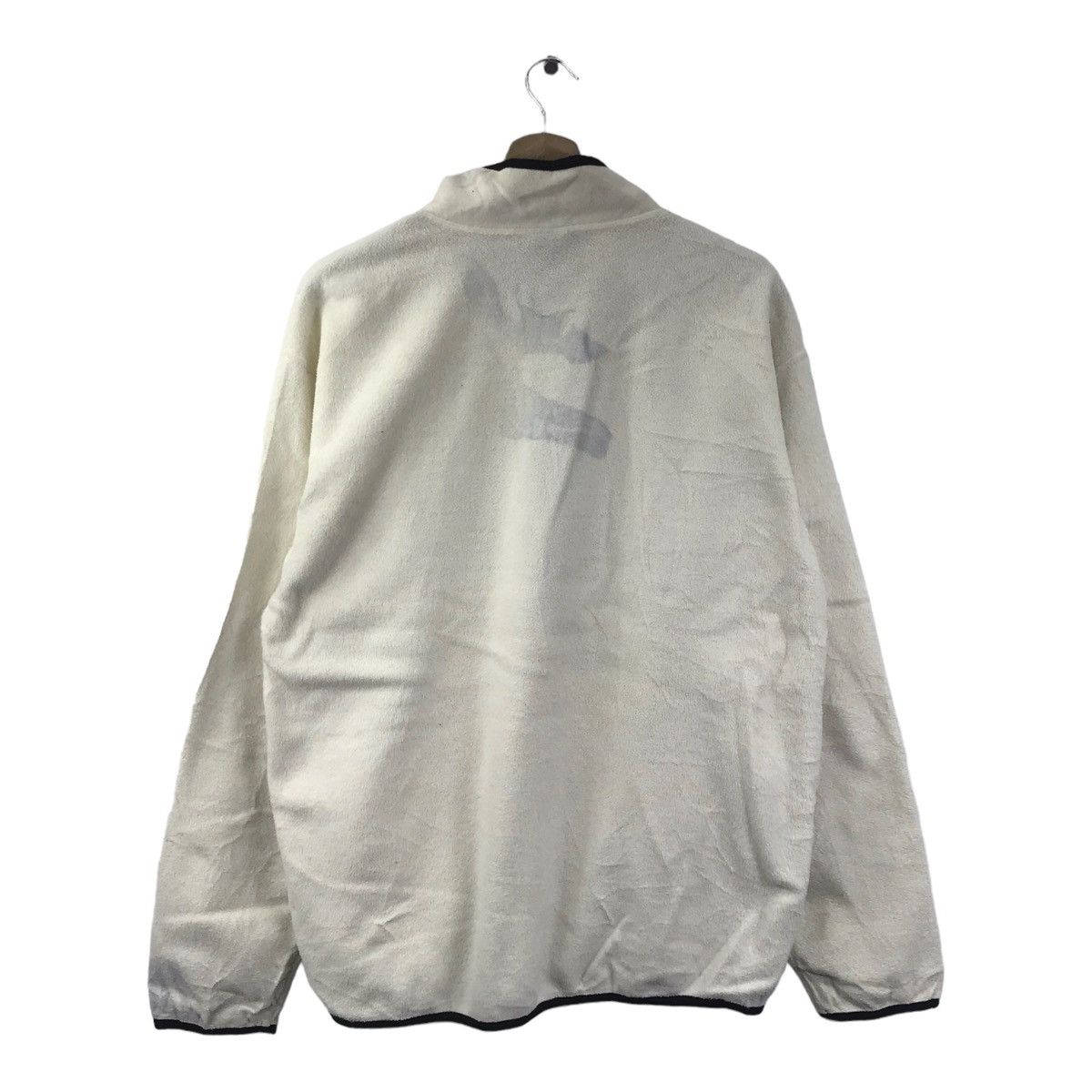 Vintage ROLLER GEAR Canada Brand White Sherpa Half Zipper Sweater Size US L / EU 52-54 / 3 - 6 Thumbnail