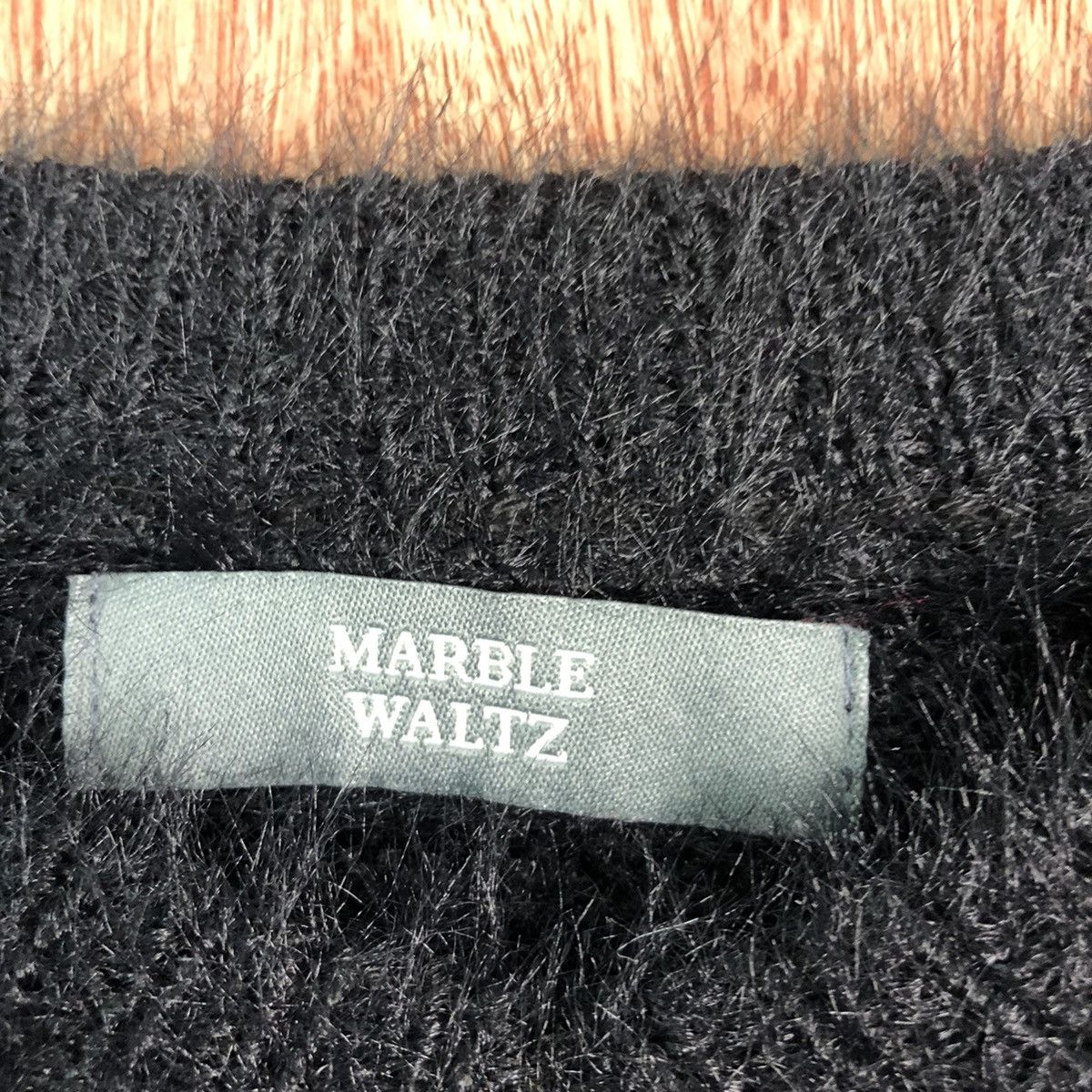 Homespun Knitwear Marble Waltz Black Mohair Shag Shaggy Knitwear Size US M / EU 48-50 / 2 - 9 Thumbnail