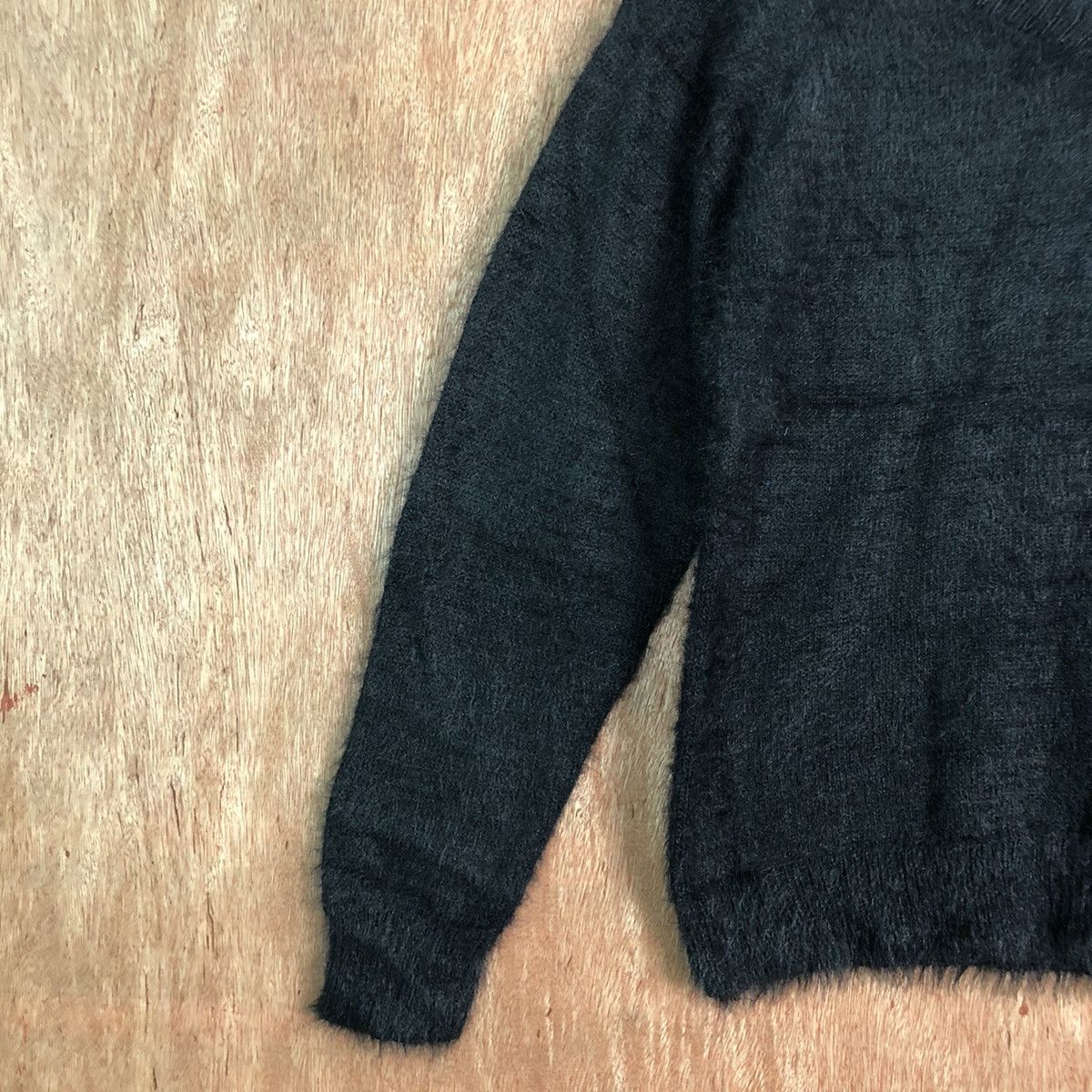 Homespun Knitwear Marble Waltz Black Mohair Shag Shaggy Knitwear Size US M / EU 48-50 / 2 - 7 Thumbnail