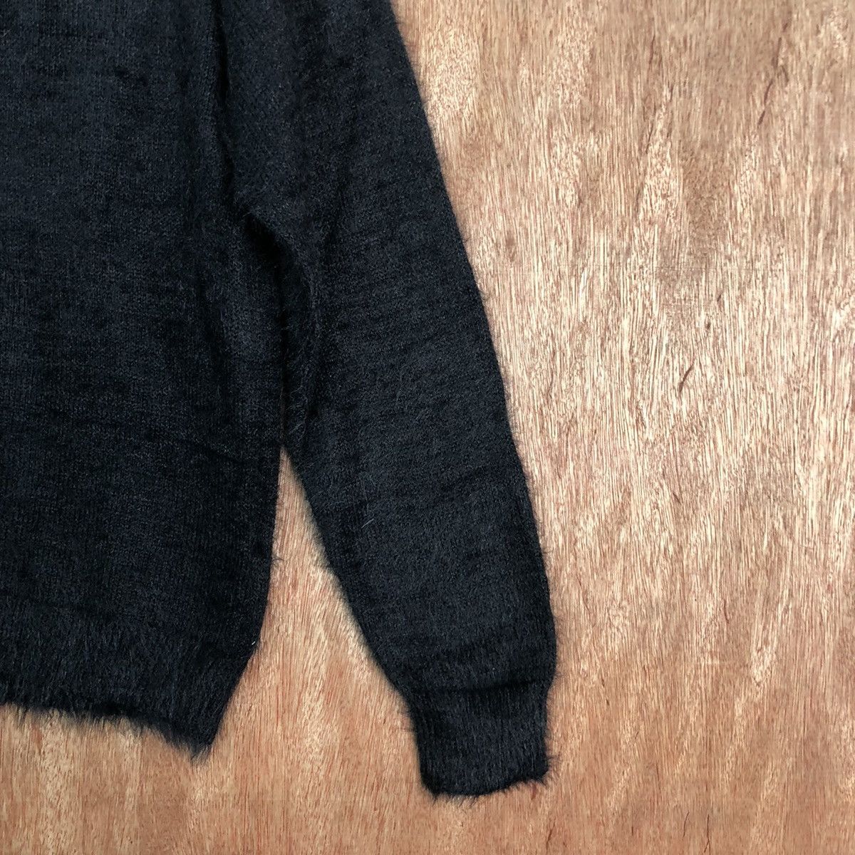 Homespun Knitwear Marble Waltz Black Mohair Shag Shaggy Knitwear Size US M / EU 48-50 / 2 - 5 Thumbnail
