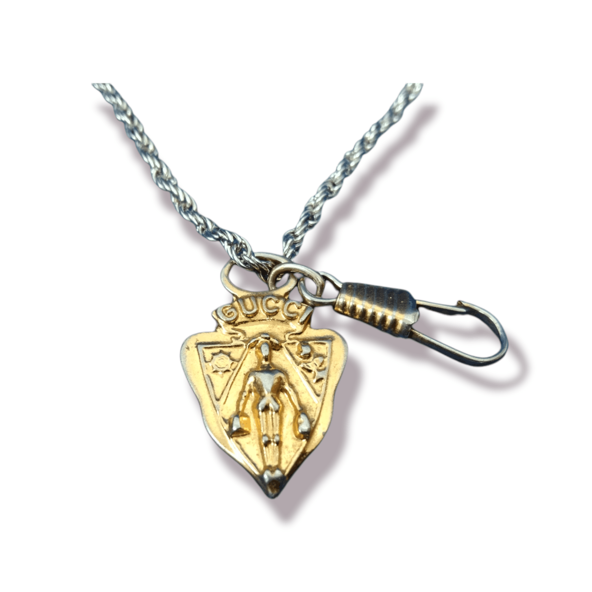Designer × Vintage REPURPOSE NECKLACE VINTAGE GUCCI PENDANT Size ONE SIZE - 11 Thumbnail
