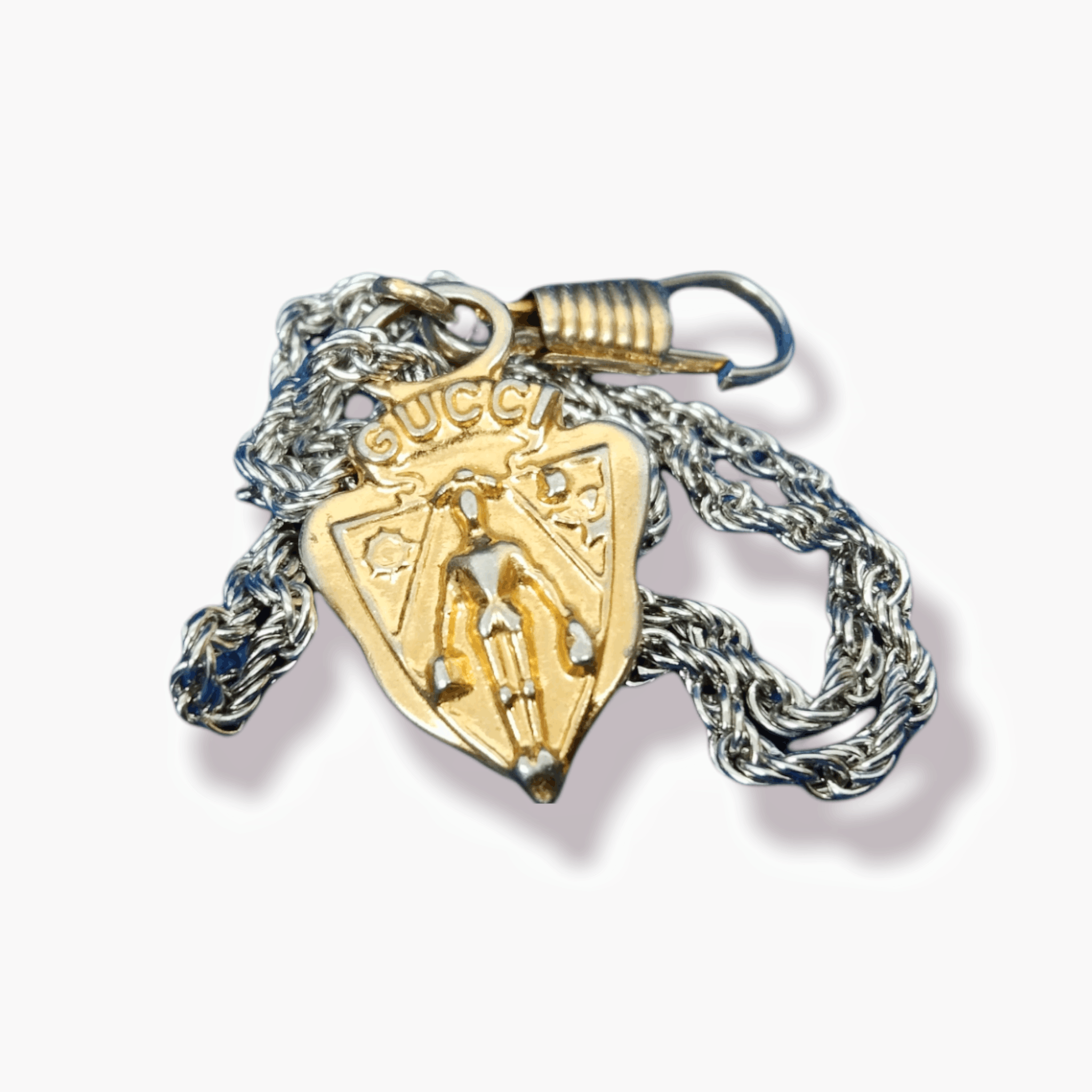 Designer × Vintage REPURPOSE NECKLACE VINTAGE GUCCI PENDANT Size ONE SIZE - 14 Thumbnail