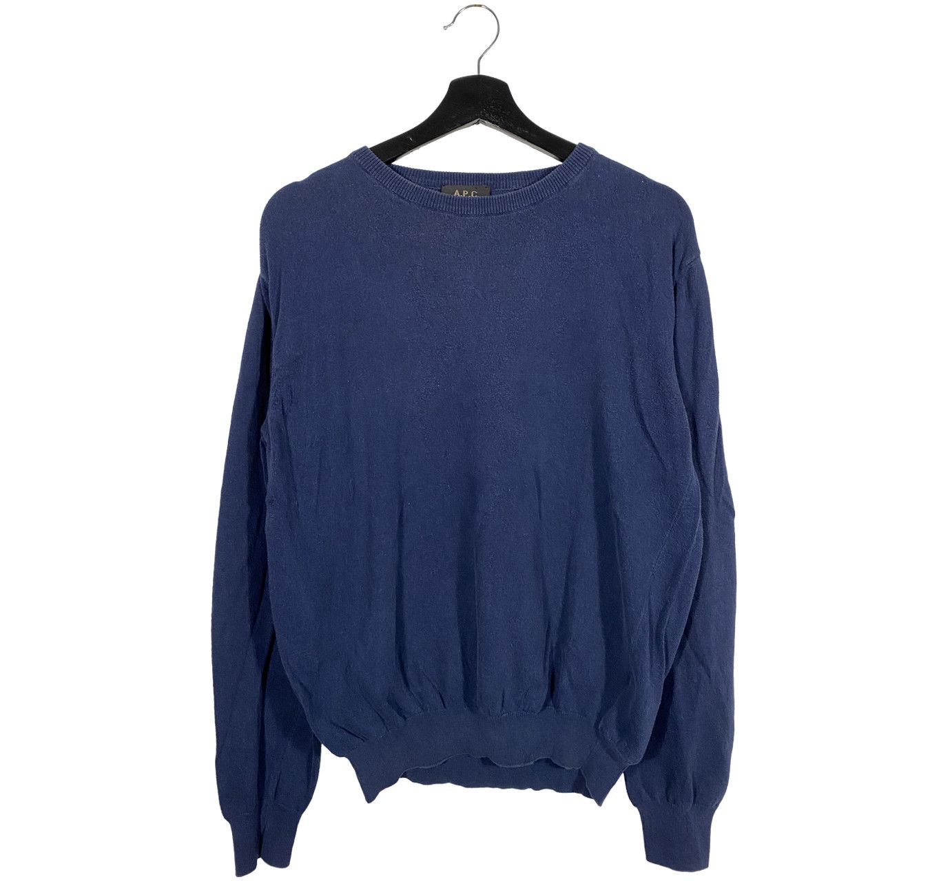 A.P.C. A.P.C. yarn knit sweater navy blue Size US M / EU 48-50 / 2 - 1 Thumbnail