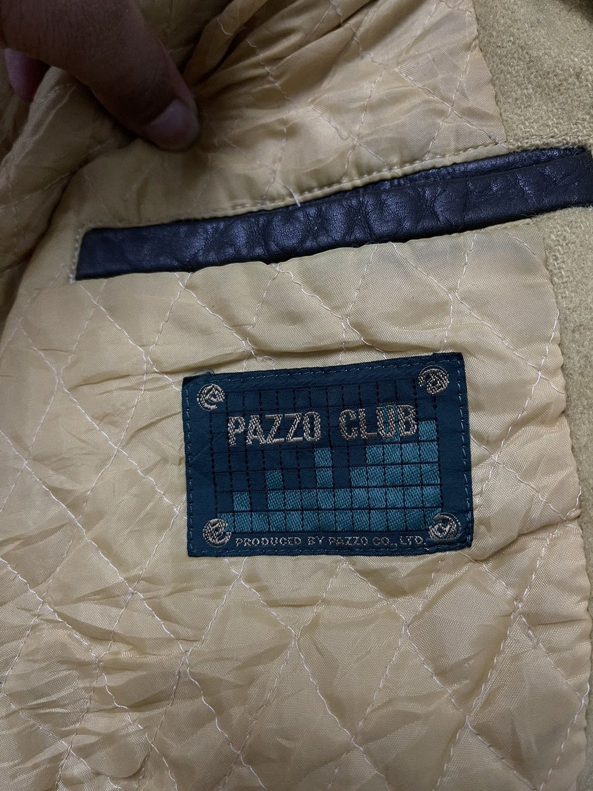 Japanese Brand × Vintage Vintage Pazzo Club 1986 Sleeve Leather Size US M / EU 48-50 / 2 - 9 Thumbnail