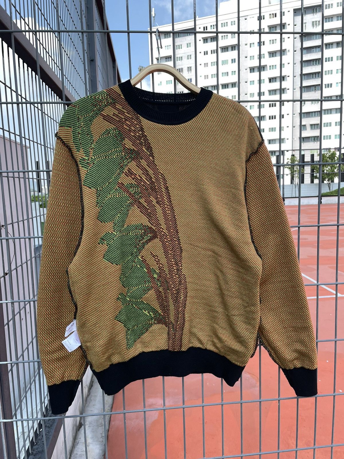 Aran Isles Knitwear × Japanese Brand P4 FLORAL WOOL KNITWEAR Size US M / EU 48-50 / 2 - 5 Thumbnail