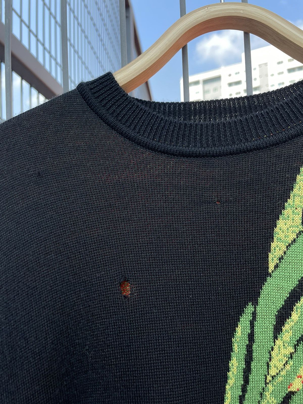 Aran Isles Knitwear × Japanese Brand P4 FLORAL WOOL KNITWEAR Size US M / EU 48-50 / 2 - 9 Thumbnail