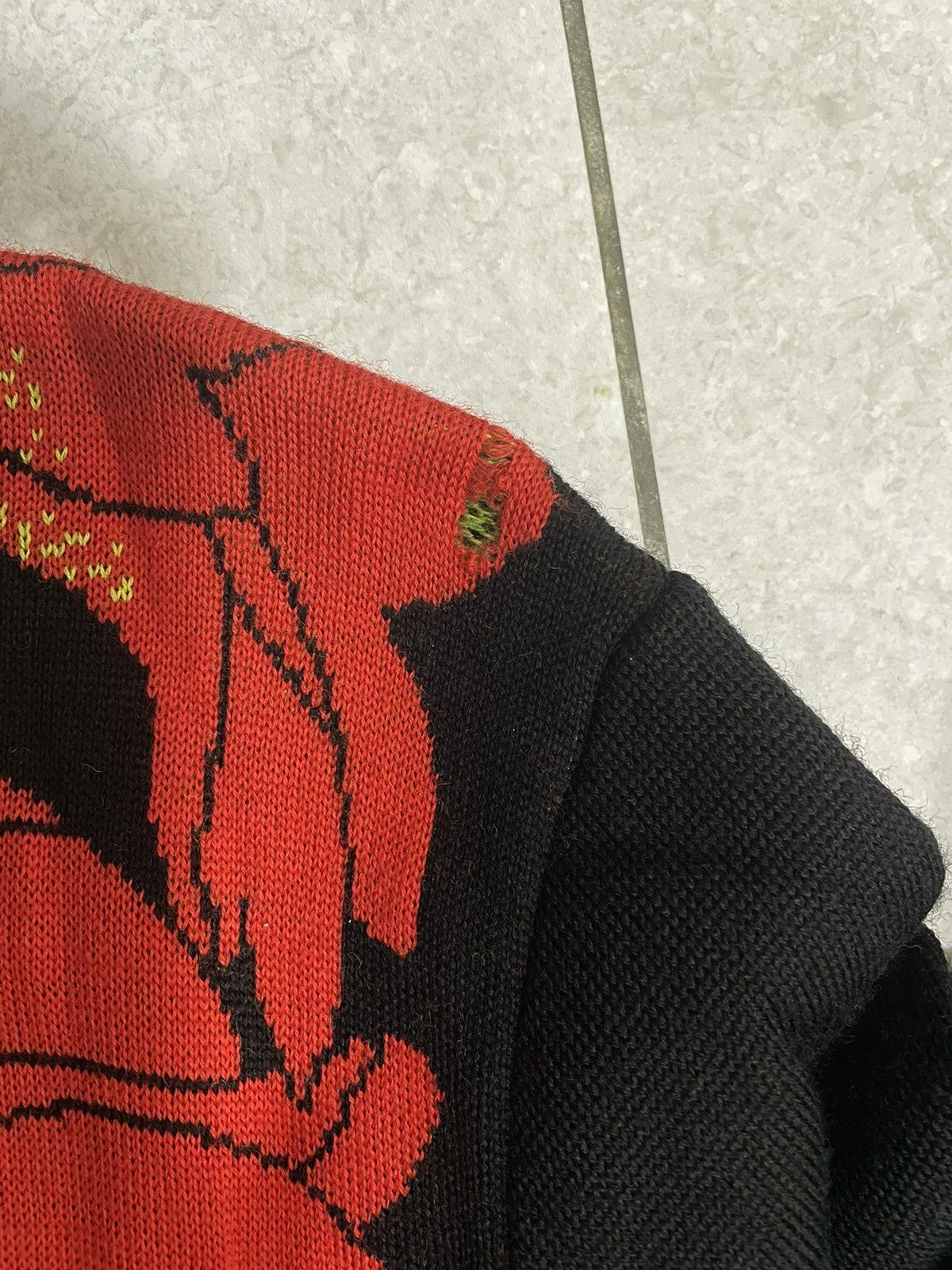 Aran Isles Knitwear × Japanese Brand P4 FLORAL WOOL KNITWEAR Size US M / EU 48-50 / 2 - 10 Thumbnail
