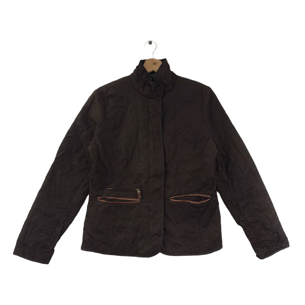 Lauren Ralph Lauren LAUREN RALPH LAUREN Button Up Quilted Plain Fleece Sweater Size US XS / EU 42 / 0 - 1 Thumbnail