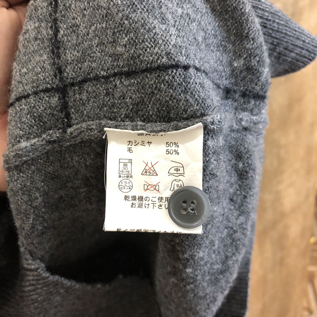 Other Mario Giorami Grey Vest Cardigan Knitwear #118 Size US M / EU 48-50 / 2 - 5 Thumbnail