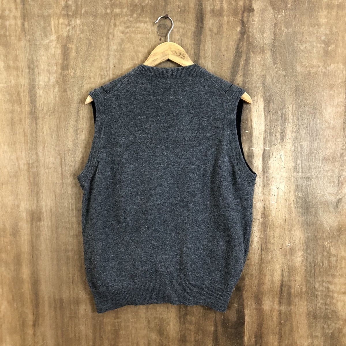 Other Mario Giorami Grey Vest Cardigan Knitwear #118 Size US M / EU 48-50 / 2 - 6 Thumbnail