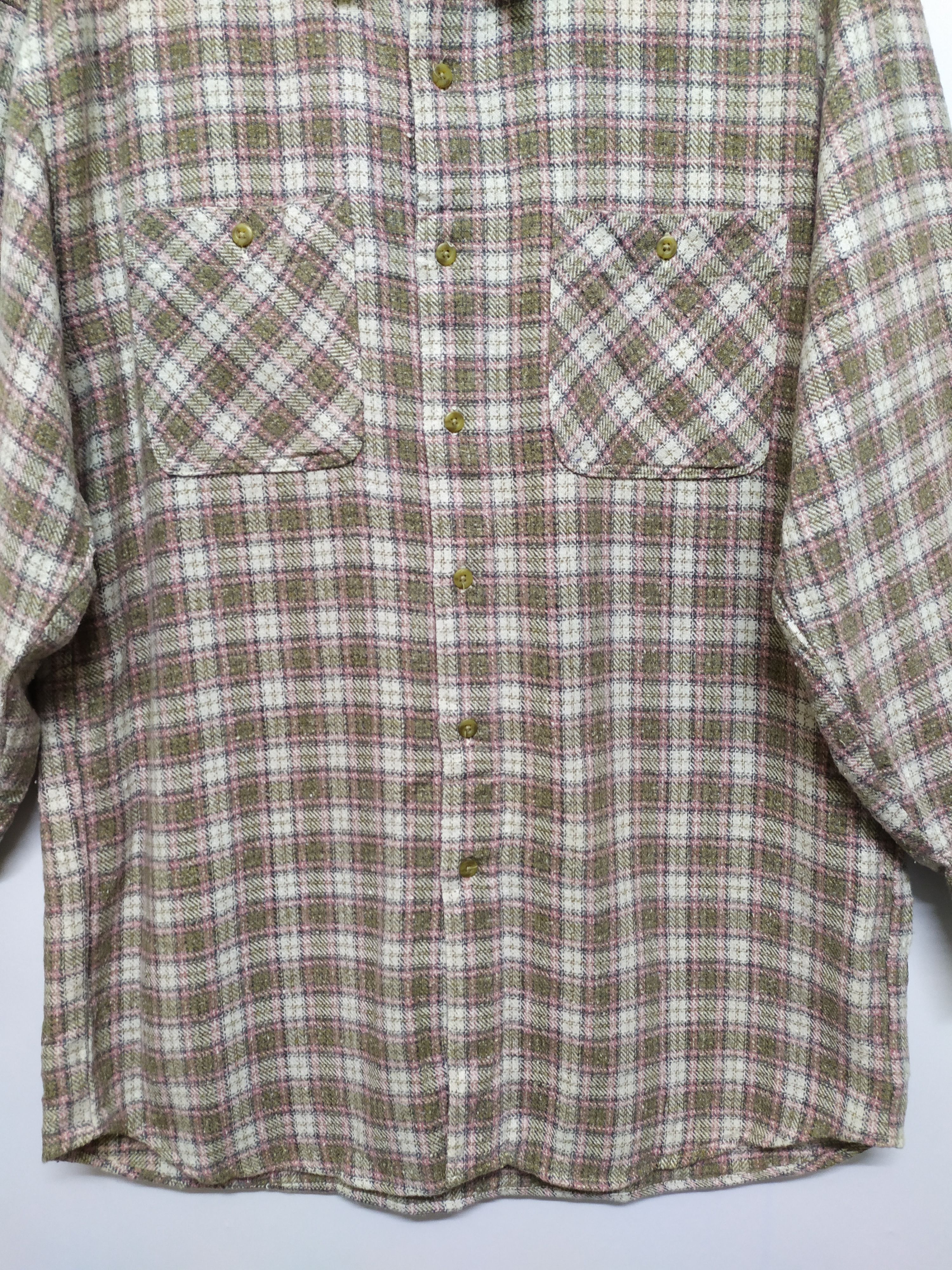 Flannel × Japanese Brand × Vintage VINTAGE MOOTREN CHECKERED SHIRT / BUTTON UP SHIRT Size US L / EU 52-54 / 3 - 5 Thumbnail