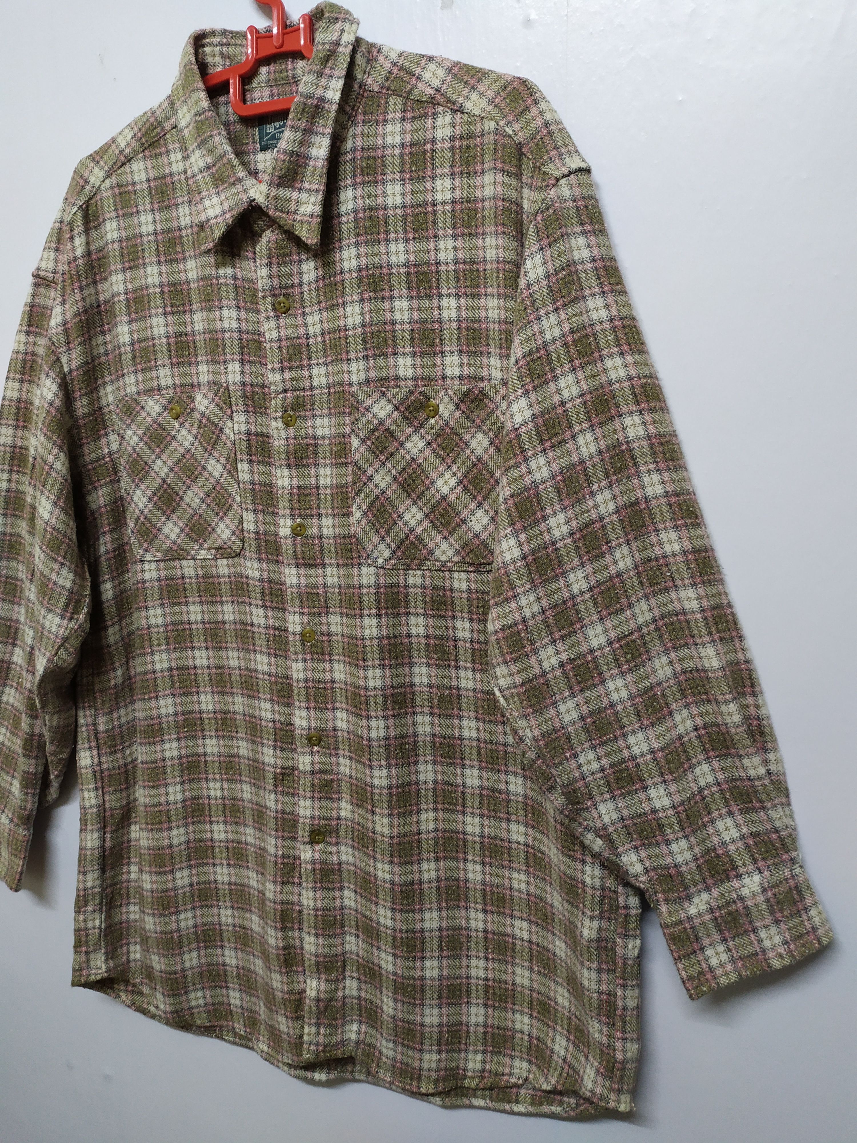 Flannel × Japanese Brand × Vintage VINTAGE MOOTREN CHECKERED SHIRT / BUTTON UP SHIRT Size US L / EU 52-54 / 3 - 2 Thumbnail