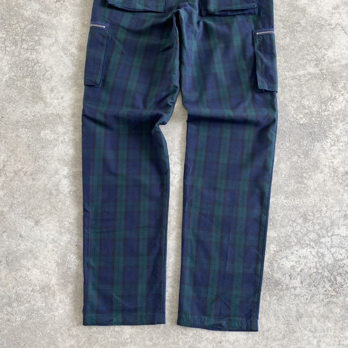 Beams Plus Vintage Beams Japan Tartan Checker Cargo Pants Size US 34 / EU 50 - 12 Thumbnail