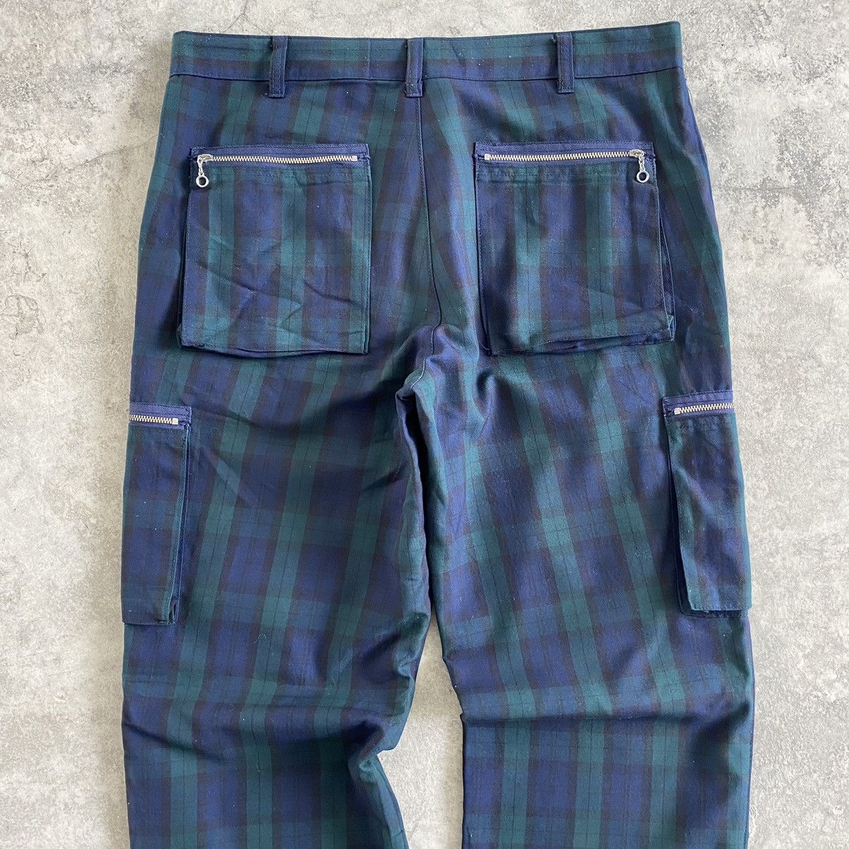 Beams Plus Vintage Beams Japan Tartan Checker Cargo Pants Size US 34 / EU 50 - 11 Thumbnail