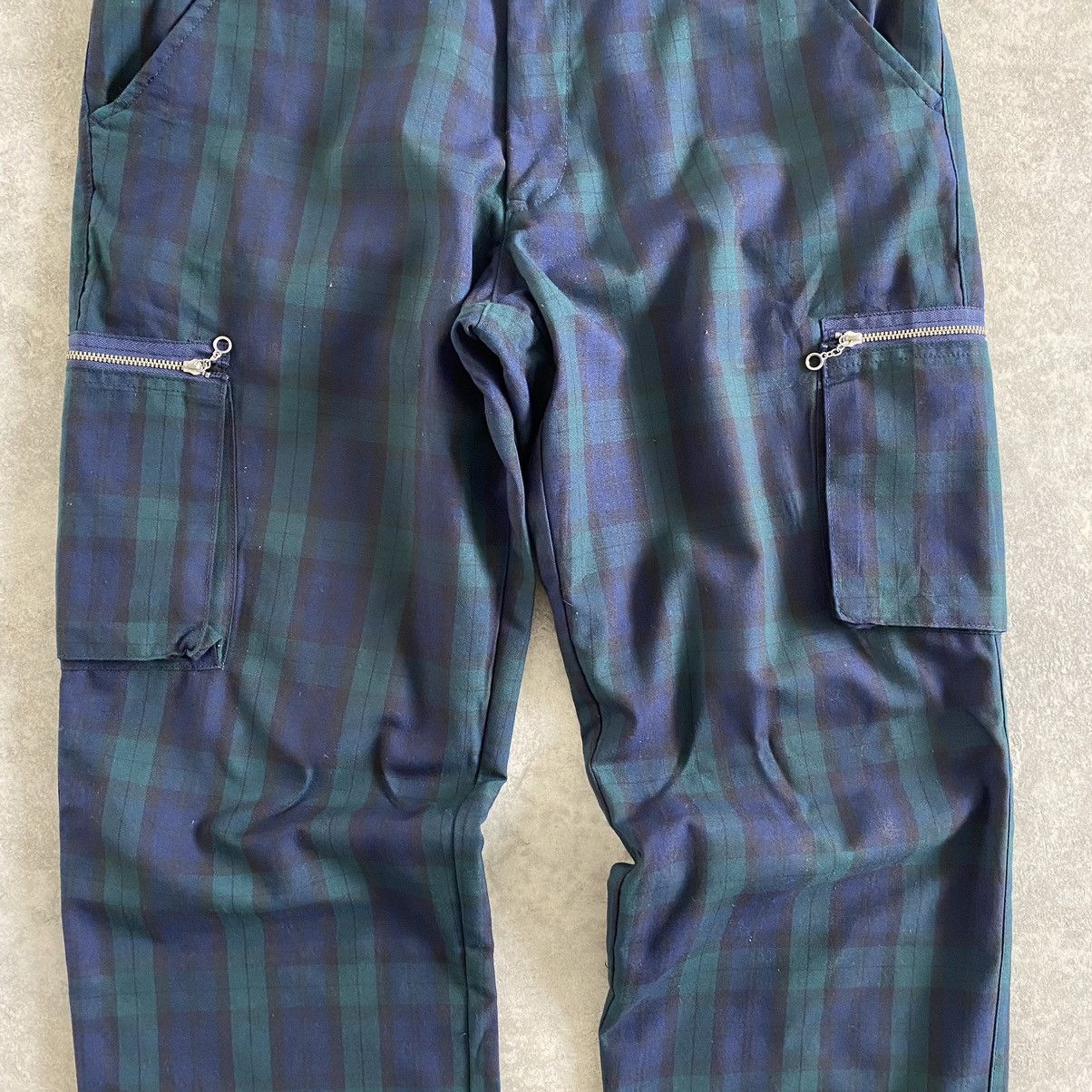 Beams Plus Vintage Beams Japan Tartan Checker Cargo Pants Size US 34 / EU 50 - 6 Thumbnail