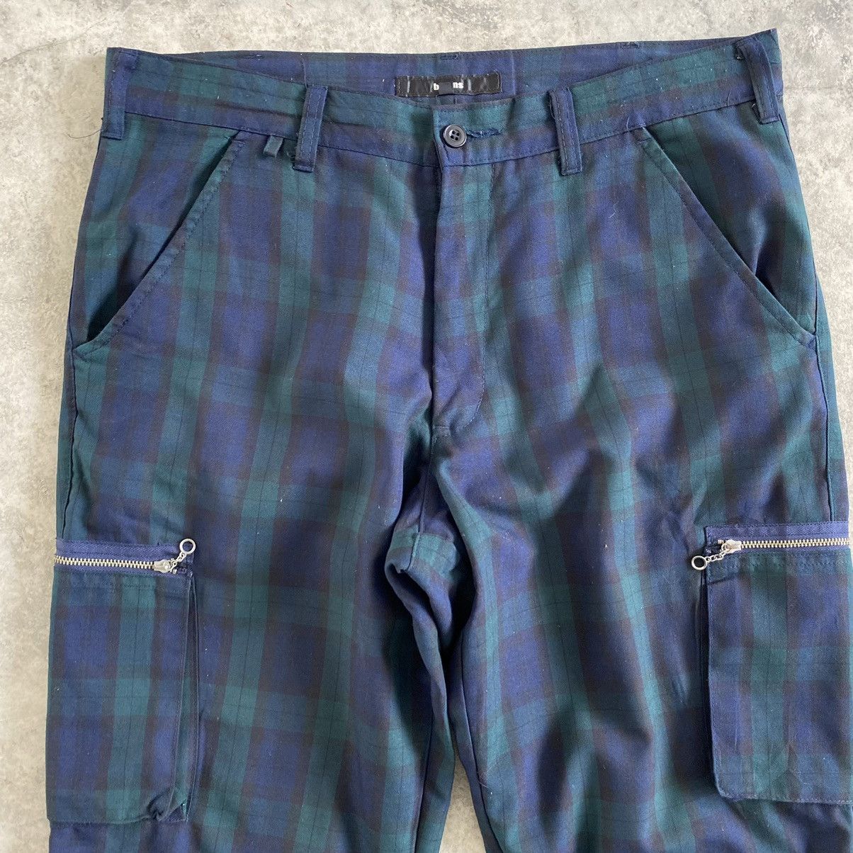 Beams Plus Vintage Beams Japan Tartan Checker Cargo Pants Size US 34 / EU 50 - 7 Thumbnail