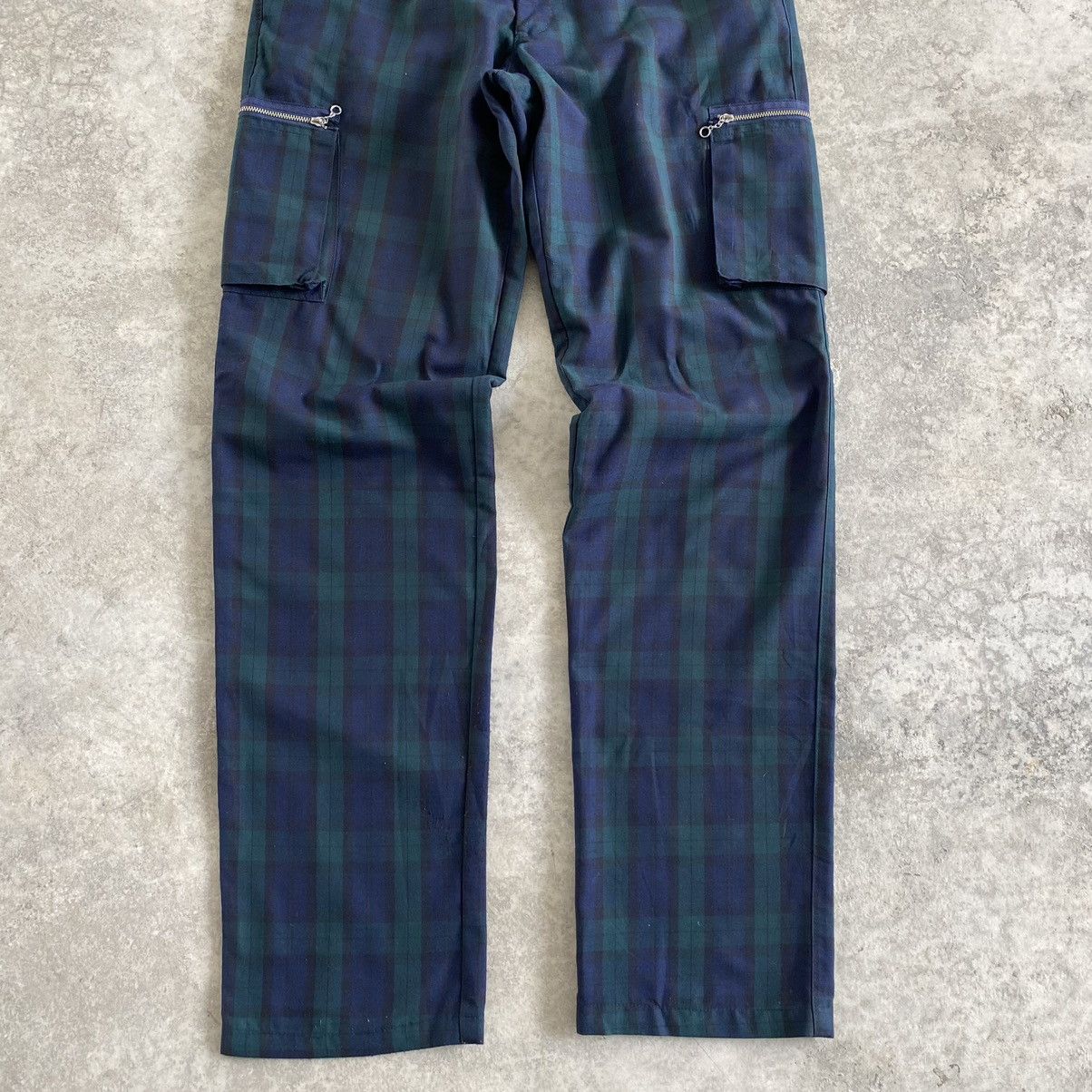 Beams Plus Vintage Beams Japan Tartan Checker Cargo Pants Size US 34 / EU 50 - 4 Thumbnail