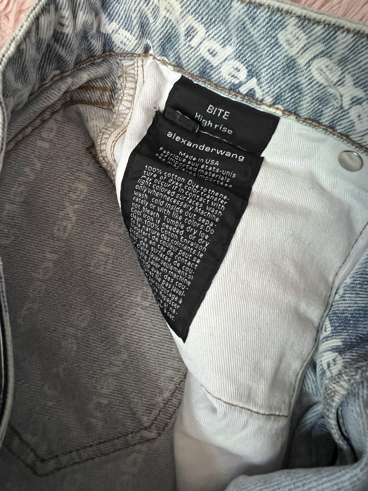 Alexander Wang Alexanderwang Bite Short Logo Size 26" / US 2 / IT 38 - 7 Thumbnail