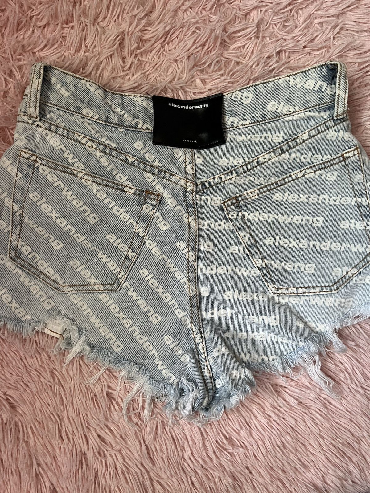 Alexander Wang Alexanderwang Bite Short Logo Size 26" / US 2 / IT 38 - 4 Thumbnail