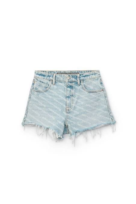 Alexander Wang Alexanderwang Bite Short Logo Size 26" / US 2 / IT 38 - 1 Thumbnail