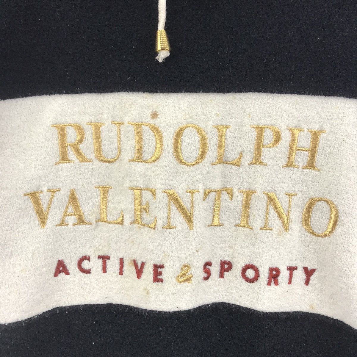 Vintage Vintage RUDOLPH VALENTINO V 1921 Sportswear Sweatshirt Size US L / EU 52-54 / 3 - 3 Thumbnail