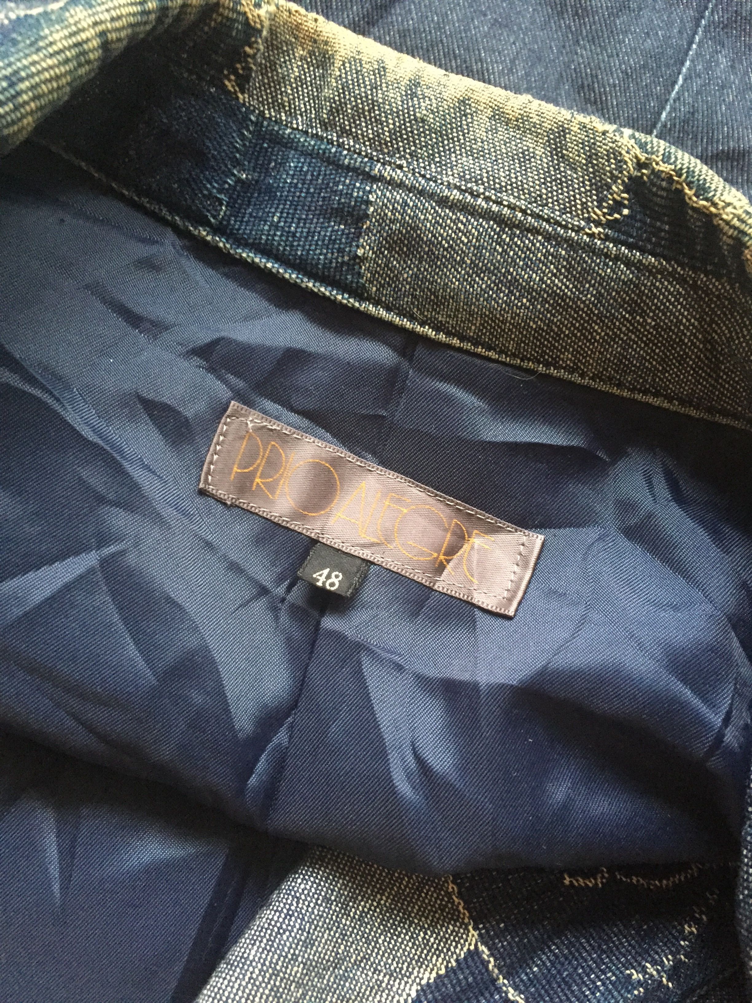 Designer × Indigo × Japanese Brand Prio Alegre Nice Design Blazer Jacket Size 48 Size US M / EU 48-50 / 2 - 5 Thumbnail