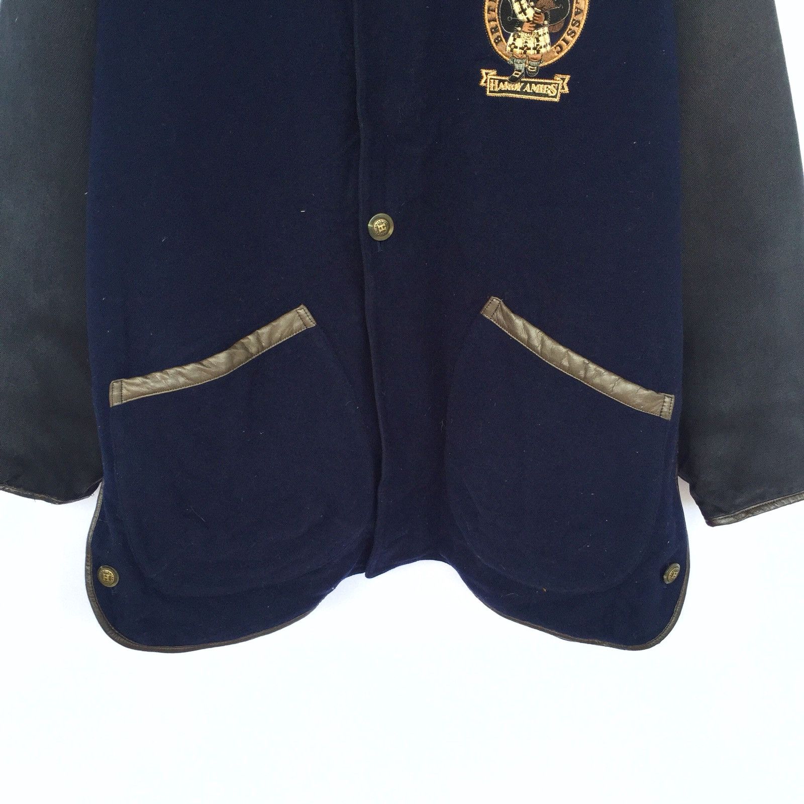 Hardy Amies Dog Embroidered Neck Fur Wool Oversized Coat Size US XL / EU 56 / 4 - 5 Thumbnail