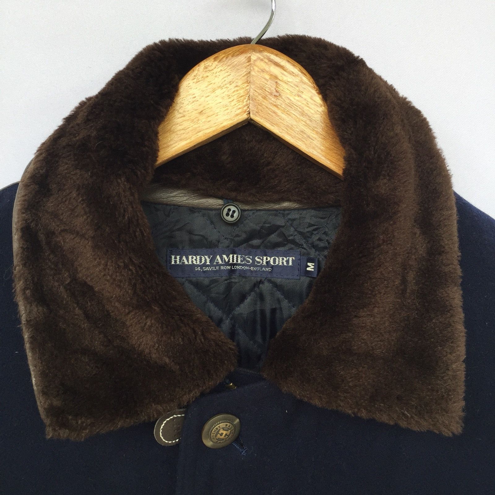 Hardy Amies Dog Embroidered Neck Fur Wool Oversized Coat Size US XL / EU 56 / 4 - 9 Thumbnail