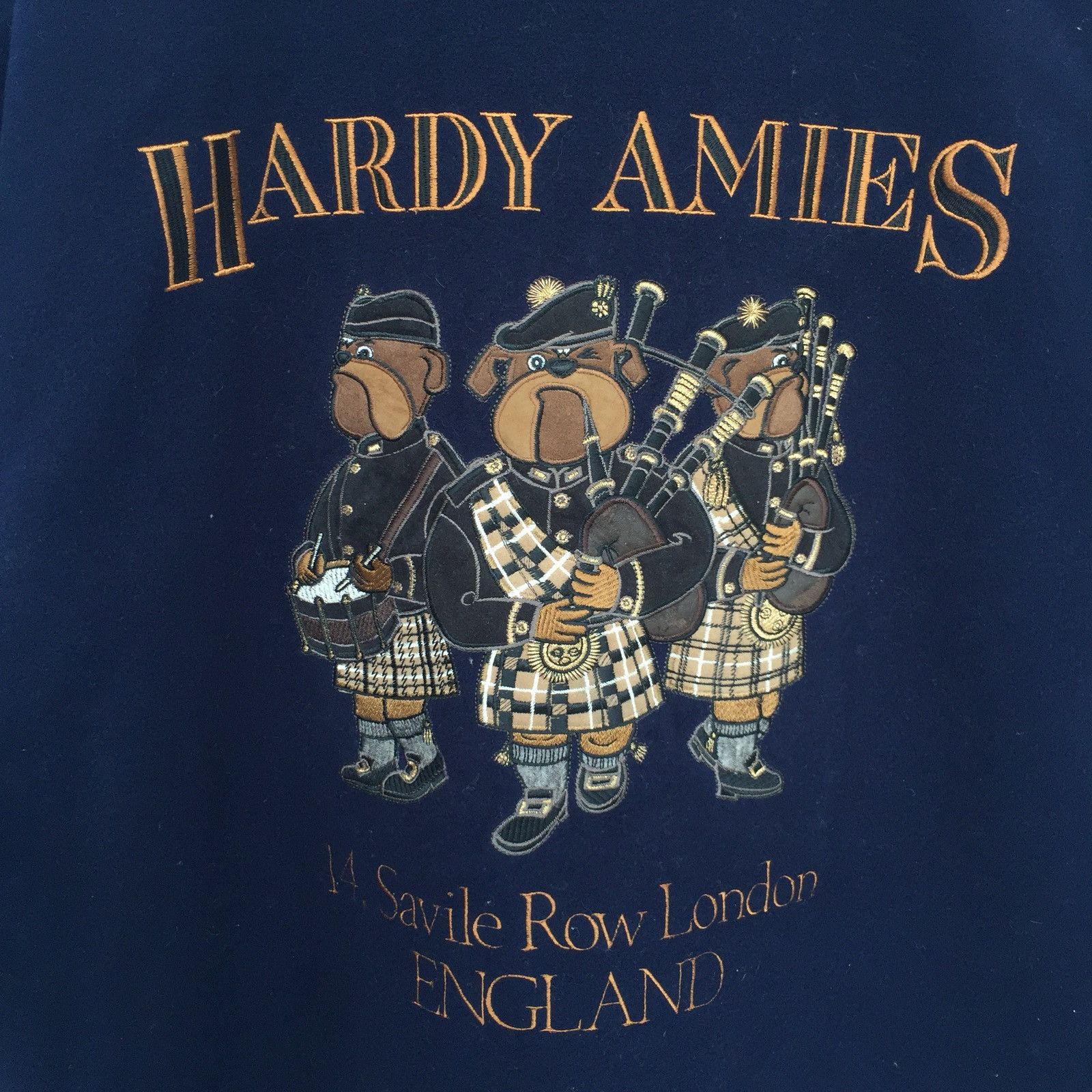 Hardy Amies Dog Embroidered Neck Fur Wool Oversized Coat Size US XL / EU 56 / 4 - 8 Thumbnail