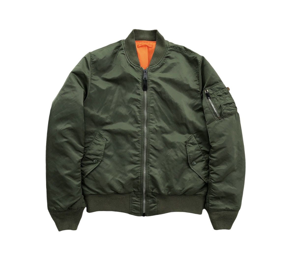 Alpha Industries Alpha Industries Flyer Intermediate MA-1 Bomber Jacket Size US XL / EU 56 / 4 - 7 Thumbnail
