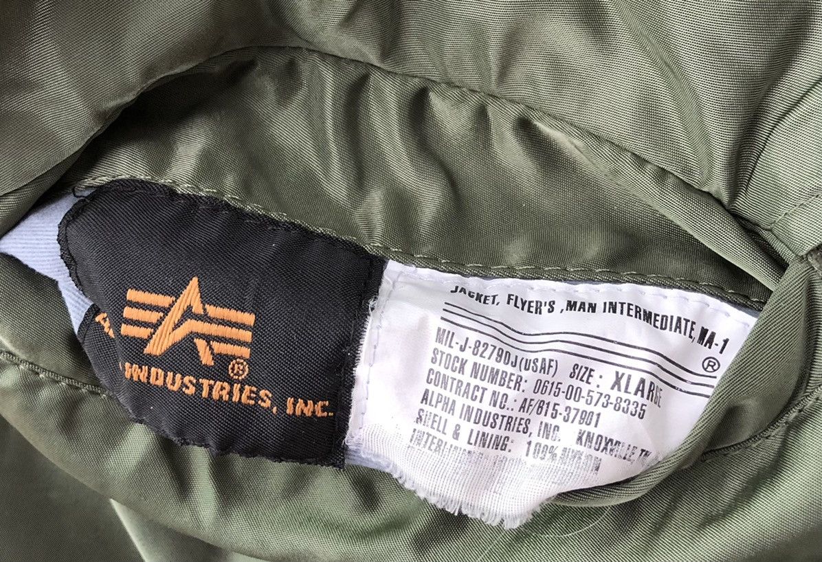 Alpha Industries Alpha Industries Flyer Intermediate MA-1 Bomber Jacket Size US XL / EU 56 / 4 - 20 Thumbnail