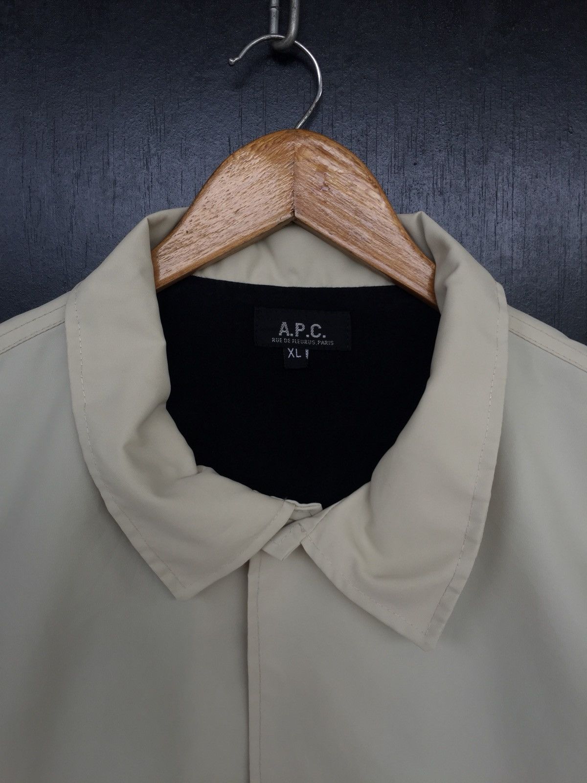 A.P.C. GRAIL🔥OG A.P.C Paris Polyester Oversized Coach Jacket Size US L / EU 52-54 / 3 - 6 Thumbnail