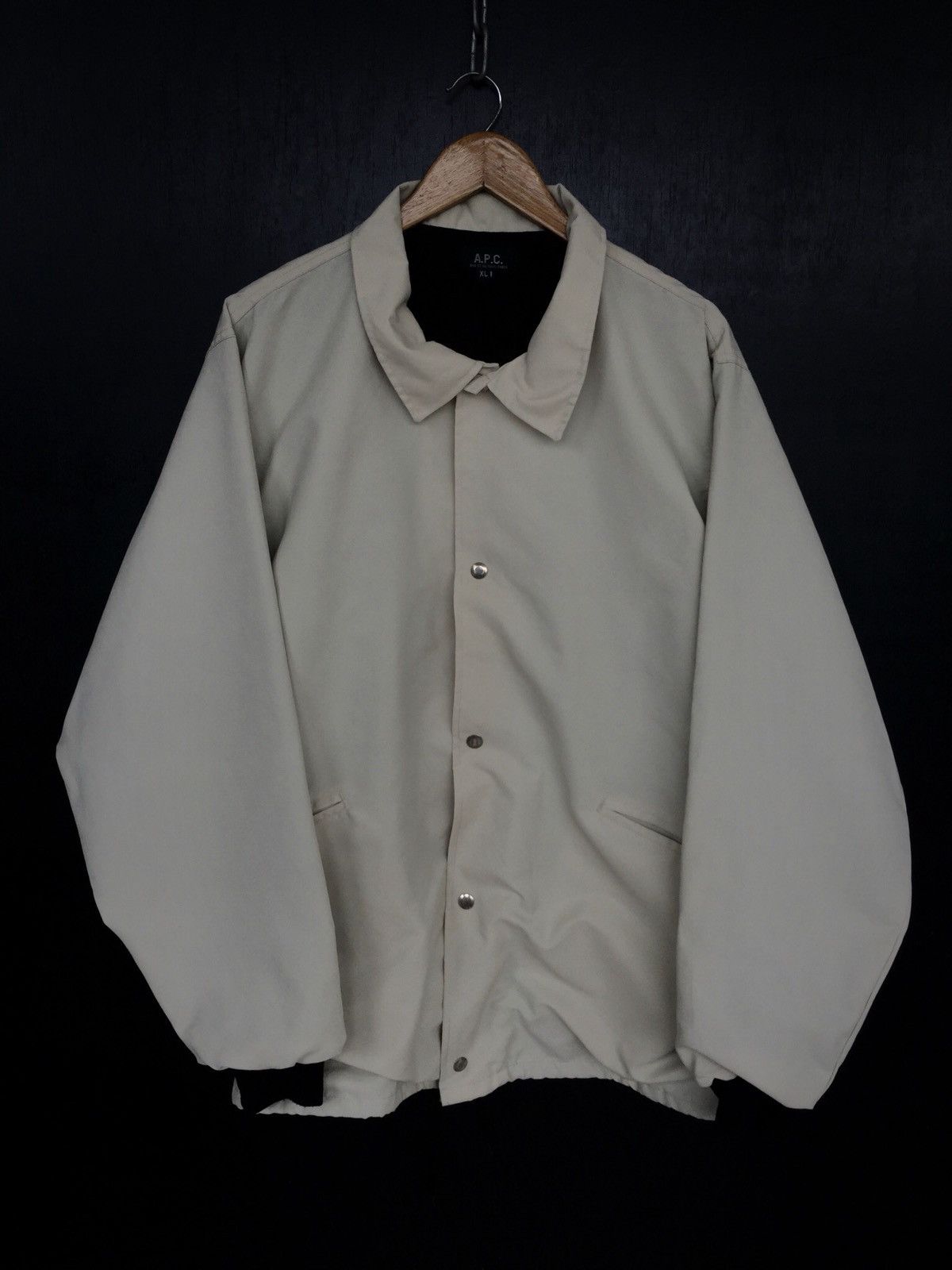 A.P.C. GRAIL🔥OG A.P.C Paris Polyester Oversized Coach Jacket Size US L / EU 52-54 / 3 - 1 Thumbnail
