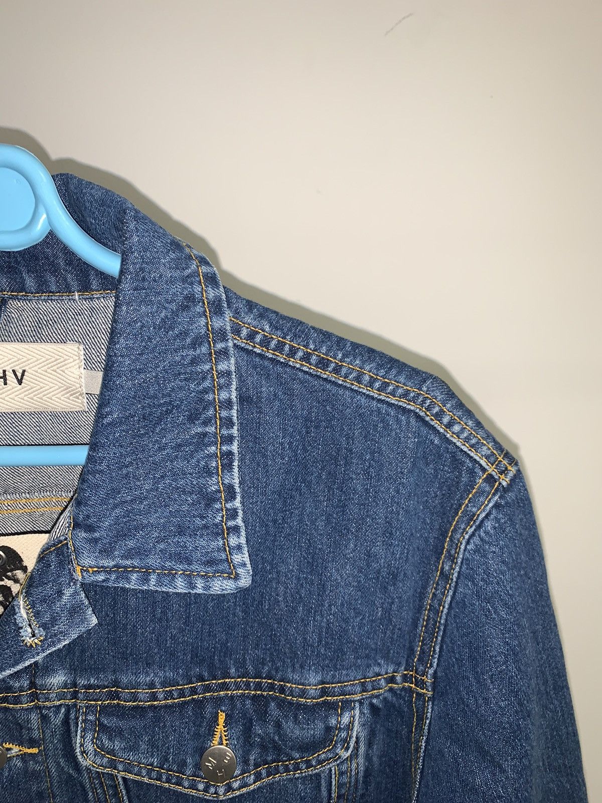 Misbhv !DS! AW18 MISBHV Wet Print Indigo Denim Jacket Size US L / EU 52-54 / 3 - 5 Thumbnail