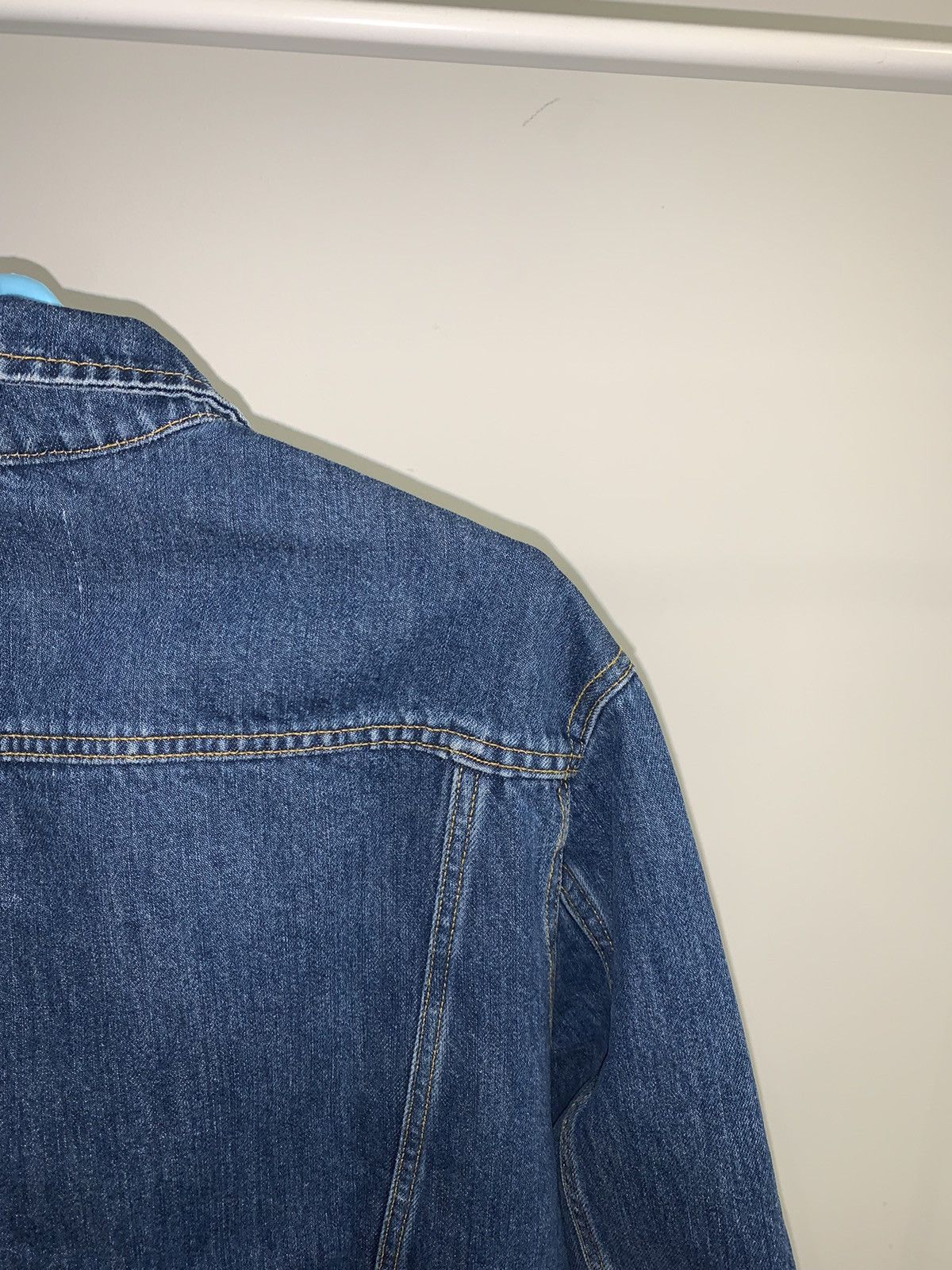 Misbhv !DS! AW18 MISBHV Wet Print Indigo Denim Jacket Size US L / EU 52-54 / 3 - 8 Thumbnail