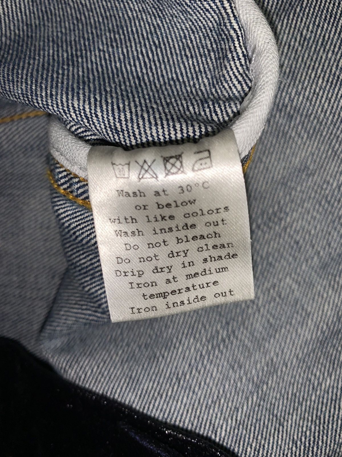 Misbhv !DS! AW18 MISBHV Wet Print Indigo Denim Jacket Size US L / EU 52-54 / 3 - 14 Thumbnail