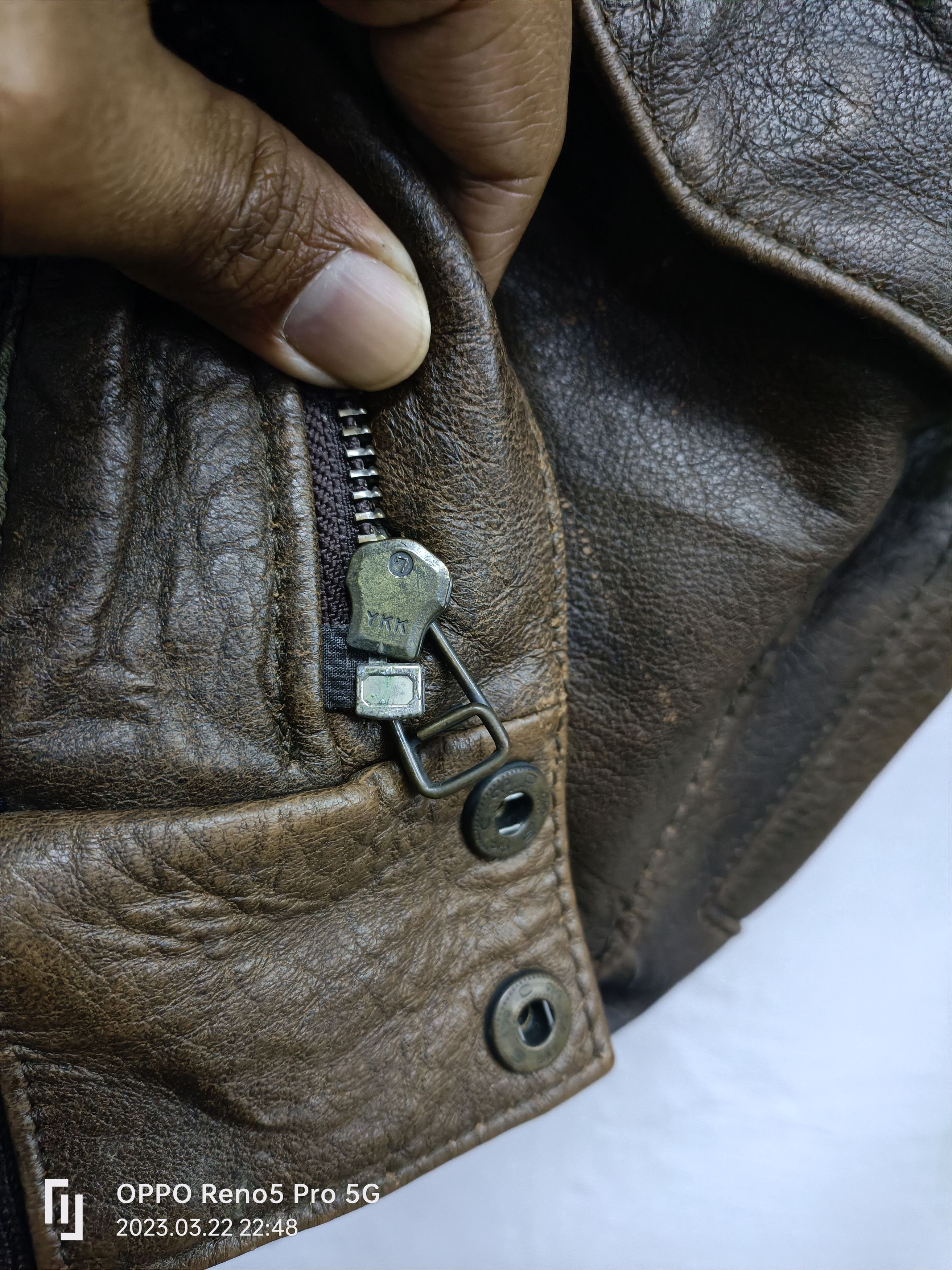 Vintage Vintage Eagle Squadron Pilot Leather Flight Jacket Size US L / EU 52-54 / 3 - 8 Thumbnail
