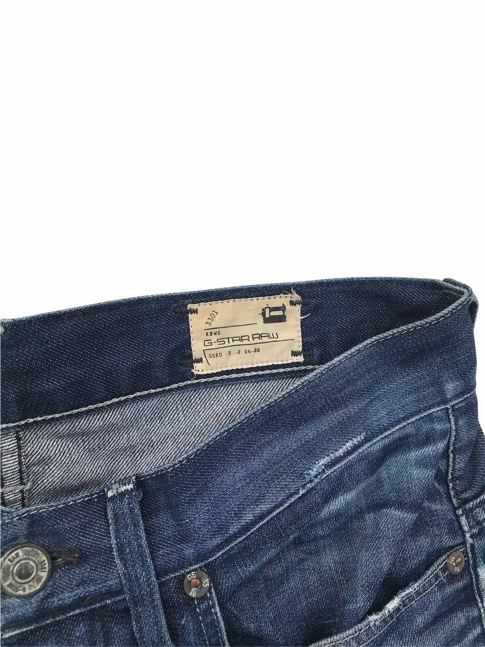 G-Star G Star Distressed Grunge Style Denim Pants Size US 32 / EU 48 - 3 Thumbnail