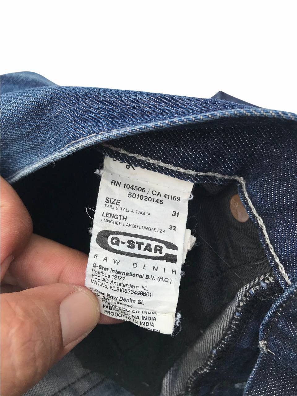 G-Star G Star Distressed Grunge Style Denim Pants Size US 32 / EU 48 - 8 Thumbnail