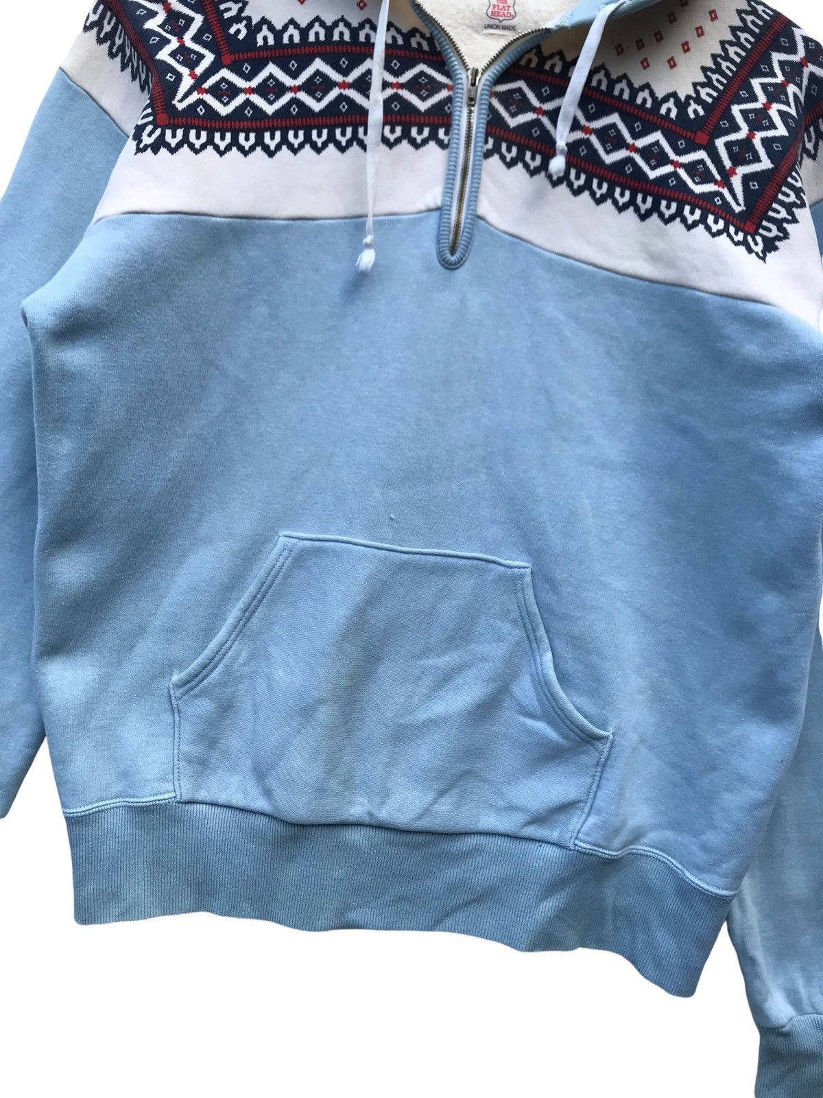 The Flat Head The Flat Head Native Style Hoodie Sweater ( STAINS) Size US S / EU 44-46 / 1 - 9 Thumbnail