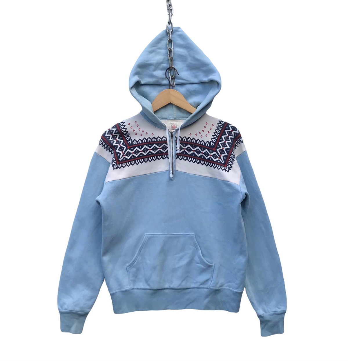 The Flat Head The Flat Head Native Style Hoodie Sweater ( STAINS) Size US S / EU 44-46 / 1 - 1 Thumbnail
