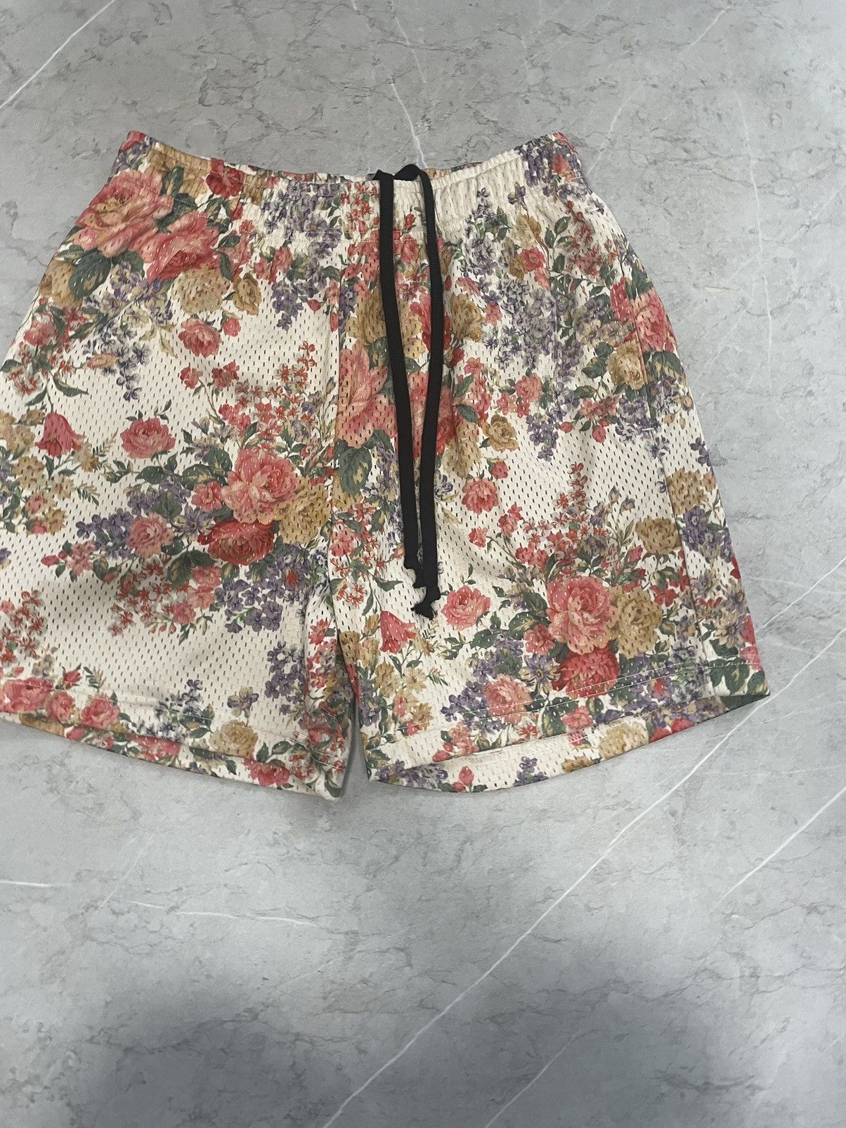 Floral practice shorts xs