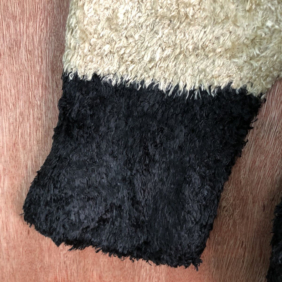 Homespun Knitwear Eba Brawn Stripes Black Brown Mohair Shag Shaggy Knitwear Size US M / EU 48-50 / 2 - 6 Thumbnail